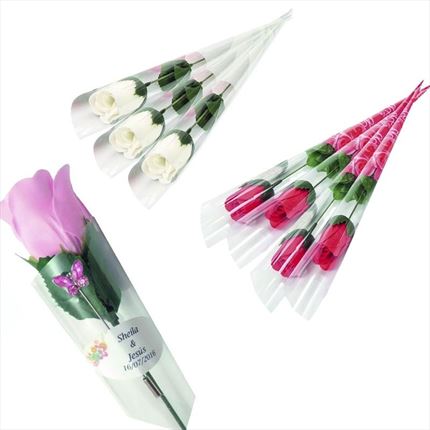 Rosas de jabón perfumadas