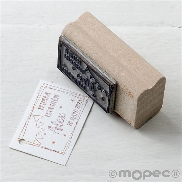 Sello para tarjetas de comunión con marco