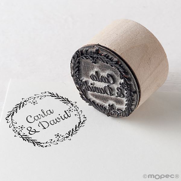 Sello personalizado romántico