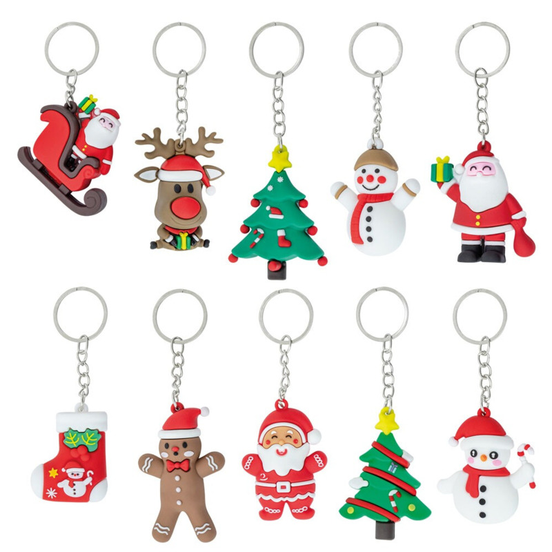 llaveros navideños surtidos