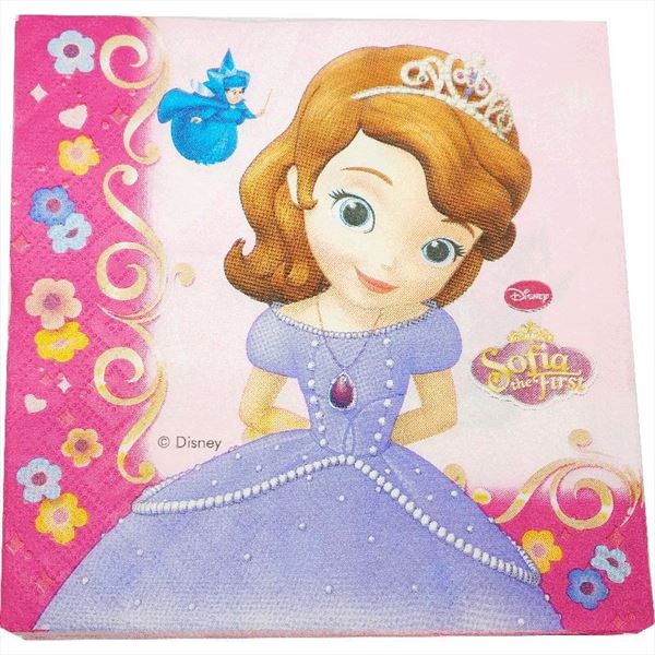 Set 20 servilletas princesa Sofía