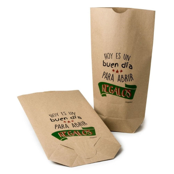 Set 25 Bolsas Kraft grande Hoy es un buen día
