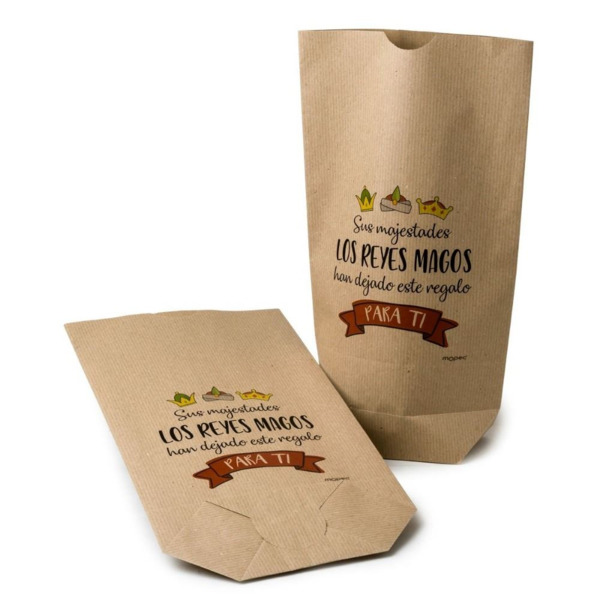 Set 25 Bolsas Kraft grande Reyes Magos