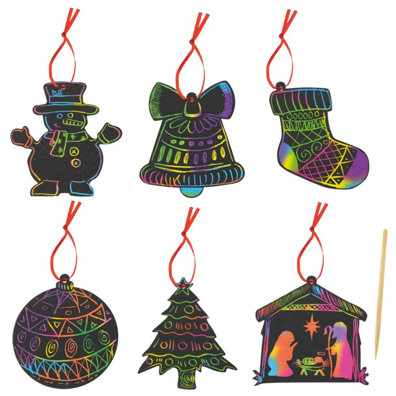 Set 6 adornos navidad