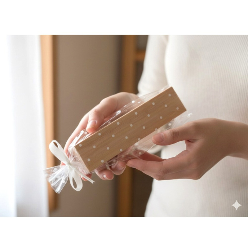 Set bolígrafo y portaminas bambú (3)