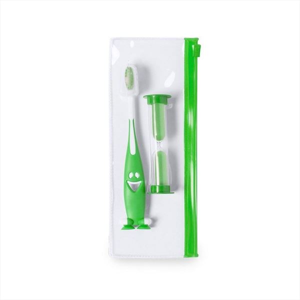 Set cepillo de dientes y reloj de arena (4)