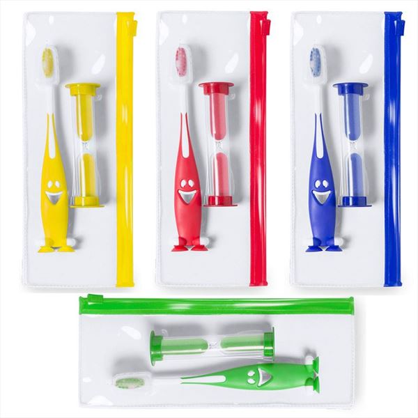 Set cepillo de dientes y reloj de arena