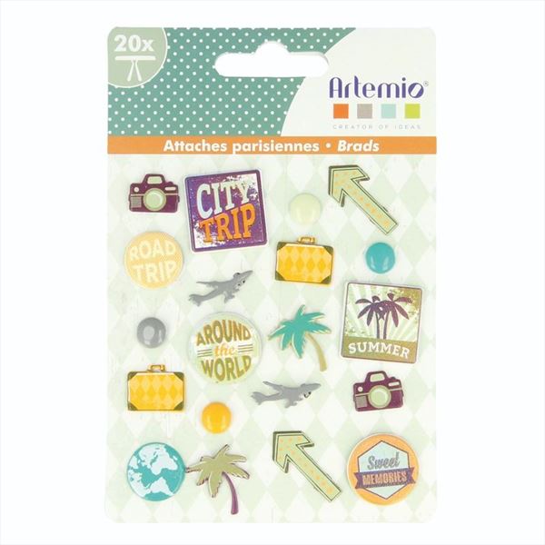 Set de 20 brads sweet memories
