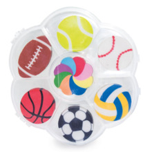 Set de gomas de borrar Sports