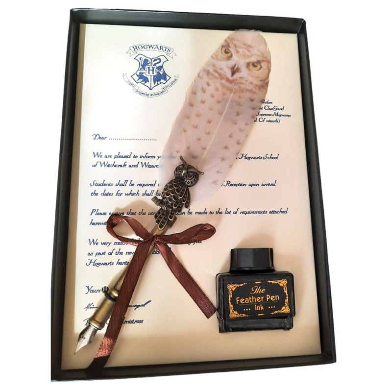 Regalo set pluma con tinta en estuche Buho (1)
