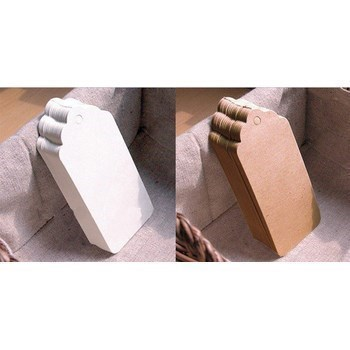 Tarjetas retro Kraft grandes
