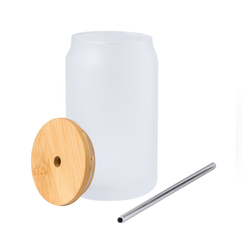 Tarro con frase y tapa de bambú (11)