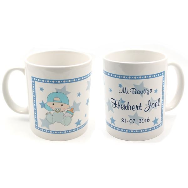 Taza con foto personalizada de bautizo, más de 100 diseños (2)