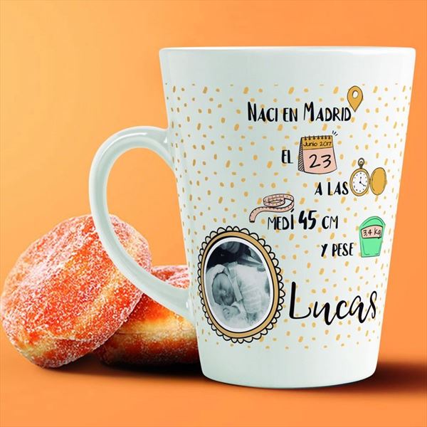 Taza grande de cerámica grabada (1)