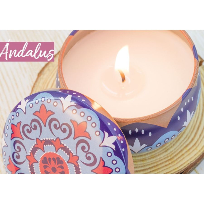 Vela aromática Oriente personalizable, para regalar a invitados (3)