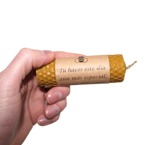 Vela de cera de abeja natural Española (4)