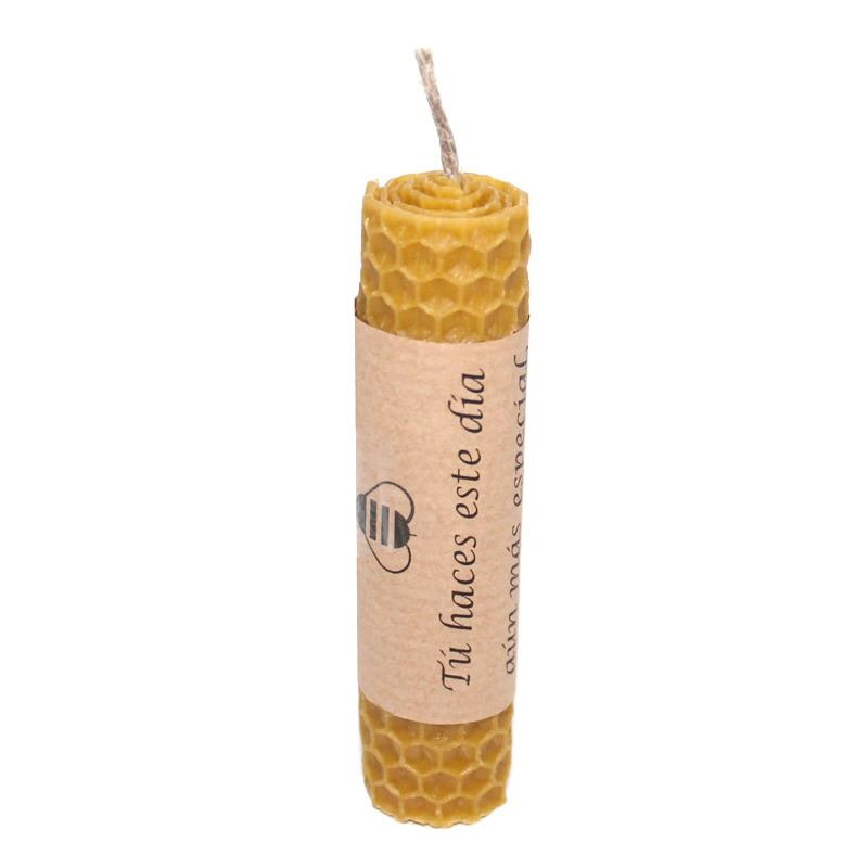 Vela Cera de Abeja natural 195gr