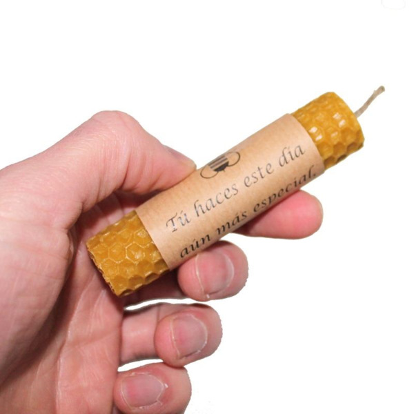 Vela de cera de abeja natural Española (6)