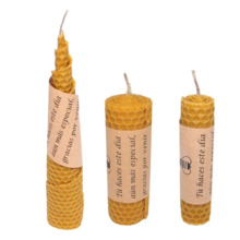 Vela de cera de abeja natural Española