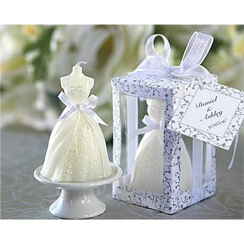 Vela de vestido de novia