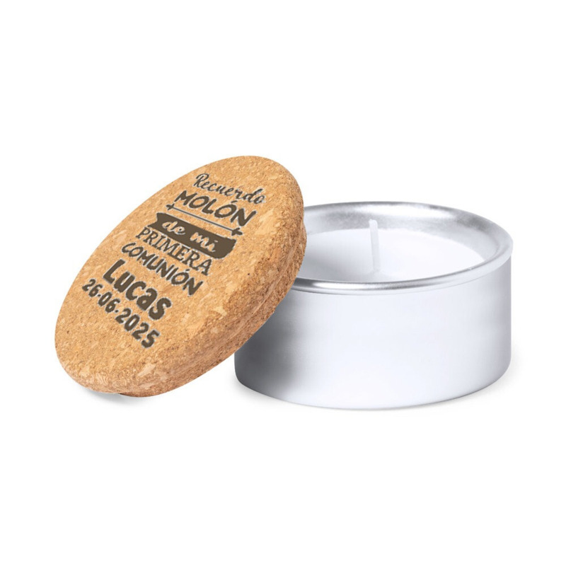 Vela ecológica de cera vegetal con aroma a vainilla (1)