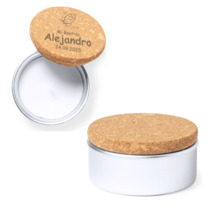 Vela ecológica de cera vegetal con aroma a vainilla