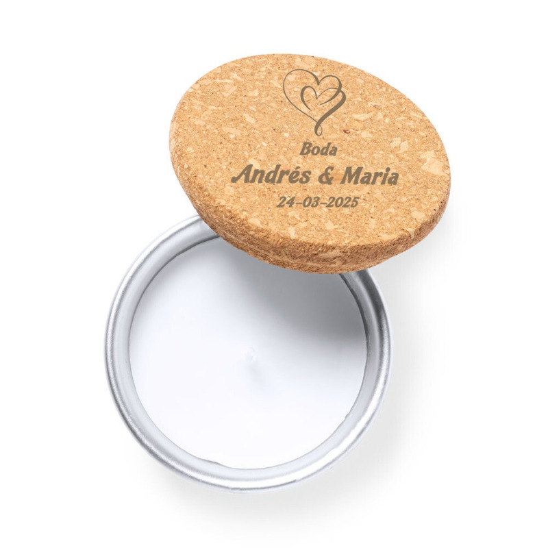 Vela ecológica de cera vegetal con aroma a vainilla (1)