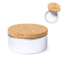 Vela ecológica de cera vegetal con aroma a vainilla